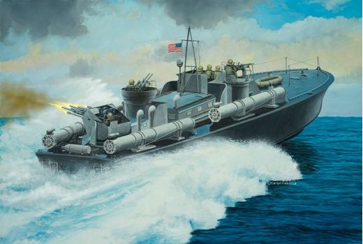 Maquette bateau : Patrol Torpedo Boat PT-559 / PT-160 1/72 - Revell 05175 5175