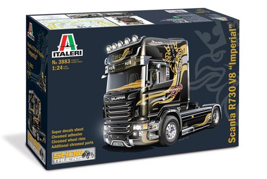 Maquette camion : Scania R730 V8 Topline “Imperial” - 1:24 - Italeri 03883