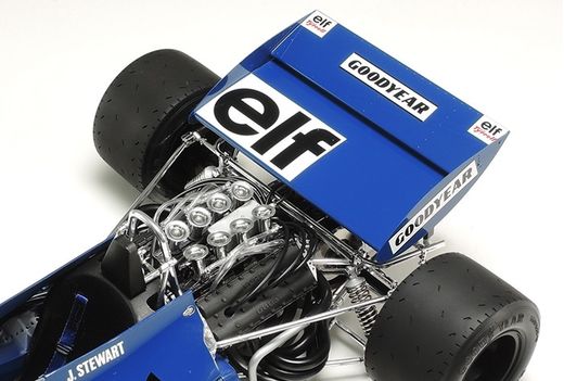 Maquette voiture de course : Tyrrell 003 1971 GP Monaco 1/12 - Tamiya 12054