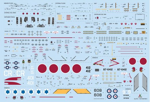 Maquette avion militaire : F-4E Phantom II - 1/48 - Italeri 02770