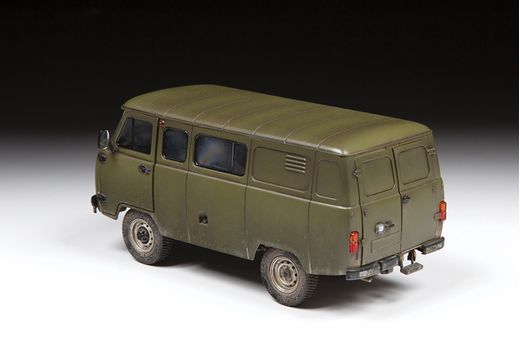 Maquette militaire : Van russe UAZ 3909 - 1/35 - Zvezda 3644 03644