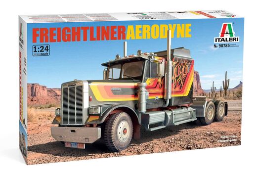 Maquette de camion : Freightliner Aerodyne au 1/24 - Italeri 90785