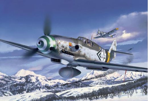 Maquette d'avion : Messerschmitt Bf109 G-6 Late & early version - 1:32 - Revell 04665