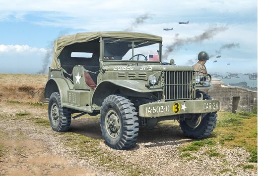 Maquette militaire : Dodge WC-56/57 Command Car 1/35 - Italeri 228