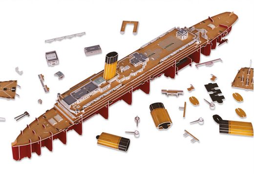 Maquette Puzzle 3D : RMS Titanic Led - Revell 0154, 154