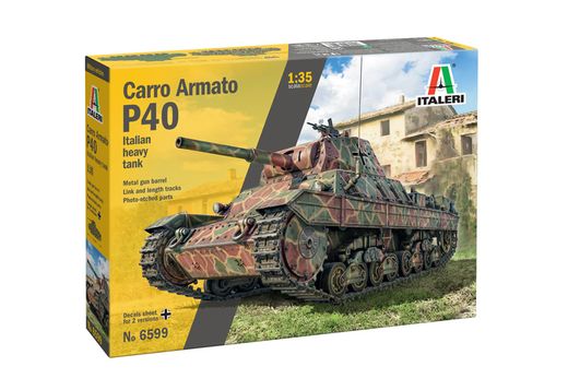 Maquette militaire : Carro Armato P26/40 1/35 - Italeri 6599