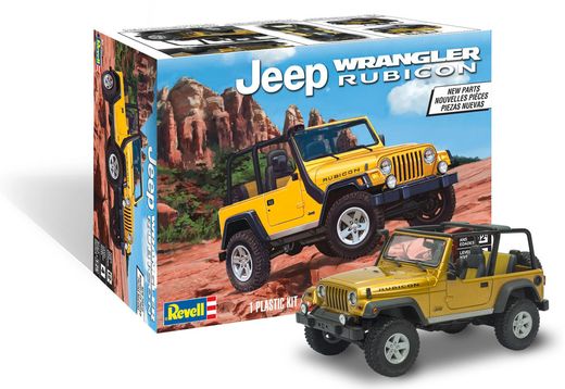 Maquette de voiture de collection : Jeep Wrangler Rubicon - 1/25 - Revell US 14501