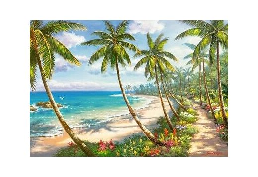 Puzzle Paysage : Pathway to Paradise - 1000 pièces - Castorland 104666