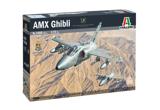 Maquette avion de chasse : AMX Ghibli 1/72 - Italeri 1460