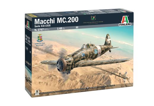Maquette d'avion militaire : Macchi C.200 Serie XXI-XXIII 1/48 - Italeri 2767 02767