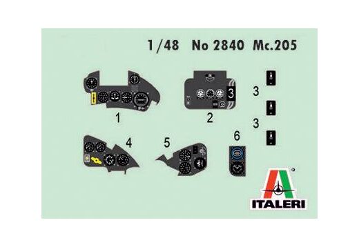 Maquette chasseur militaire : Macchi MC.202 Folgore 1/48 - Italeri 2840 02840