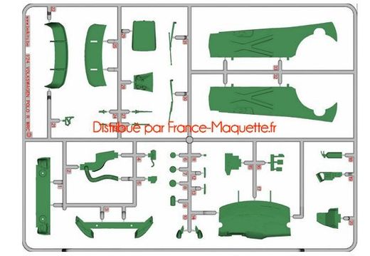 Maquette de voiture : Volkswagen Polo R WRC 2013 - 1/24 - Belkits 005