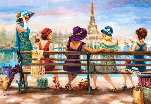 Puzzle Girls Day Out - 1000 pièces - Castorland 14468