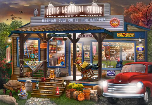 Puzzle Jeb's General Store - 1000 pièces - Castorland 104505