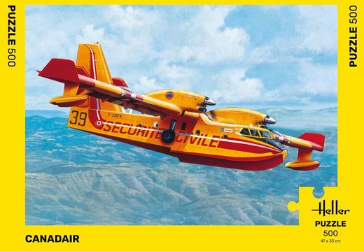 Puzzle 500 pièces - Avion Canadair - Heller 20370