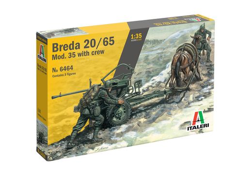 Figurines et artillerie militaire : Breda 20/65 Mod.35 - 1/35 - Italeri 06464