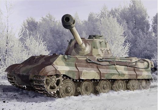 Maquette tank : King Tiger Ardennes 1944 - 1:35 - Dragon 6900 06900