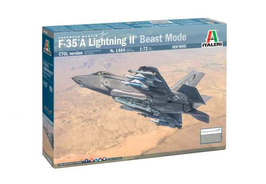 Maquette militaire : Lockheed Martin F35A Lightning II « Beast Mode » 1/72 - Italeri 1464