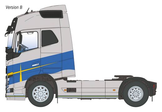 Maquette camion : Volvo FH16 Medium Roof 1/24 - Italeri 3970