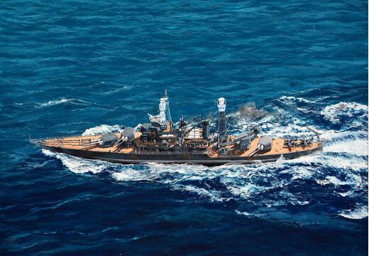 Maquette militaire : USS West Virginia BB-48 1941 1/700 Pearl Harbor - Trumpeter 5771 - 05771