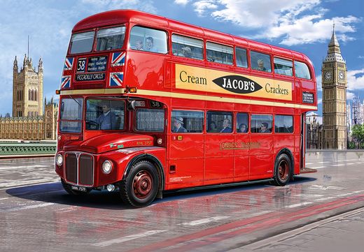 Maquette haute qualité : Bus londonien Plat. Ed. 1/24 - Revell 07720 7720