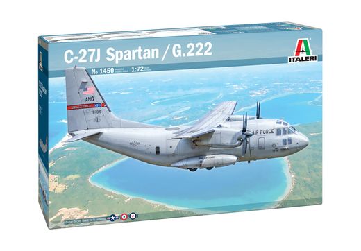 Maquette avion militaire : C-27A/J Spartan - 1:72 - Italeri 1450 01450