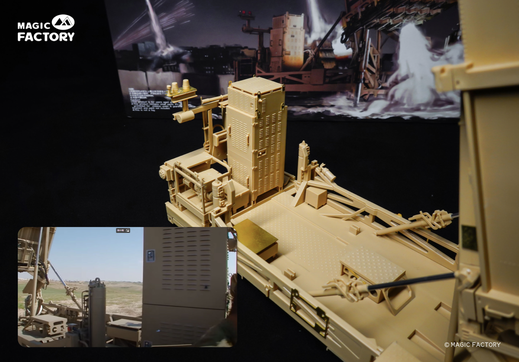 Maquette militaire : Air defense systeme iron dome 1/35 - Magic Factory 02001