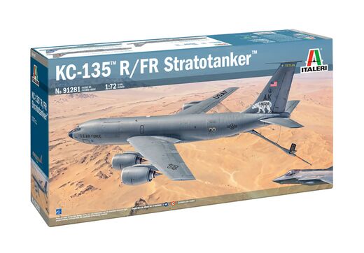 Maquette d'avion militaire :  KC-135 R/FR Stratotanker au 1/72 - Italeri 91281
