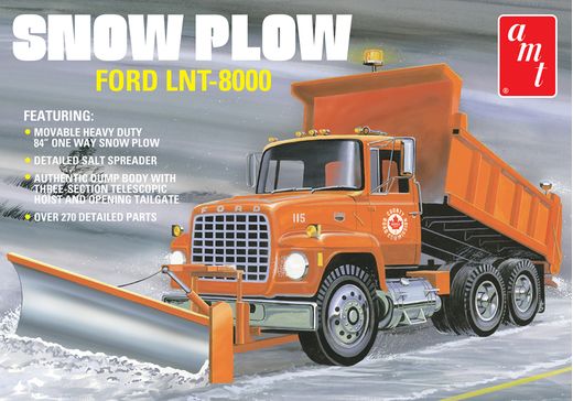 Maquette camion Ford LNT-8000 Snow Plow 1/25 - AMT 96A1178