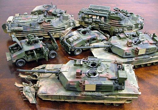 Maquette militaire : Char d'assaut US M1A2 Abrams - Tamiya 35269