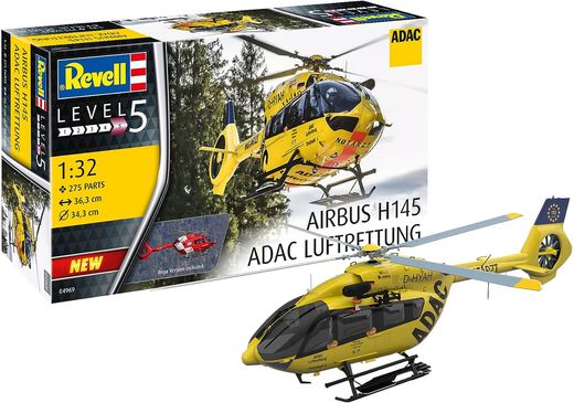 Maquette hélicoptère : H145 "ADAC/REGA" 1/32 - Revell 04969