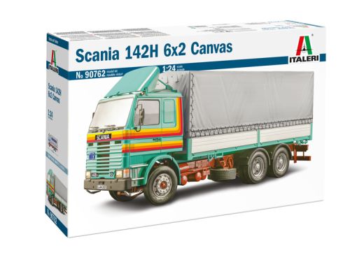 Maquette camion : Scania 142H 6x2 Bâché - Italeri 90762