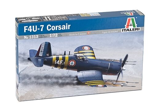 Maquette d'avion militaire : Corsair F4U-7 1/72 - Italeri 1313 - 01313