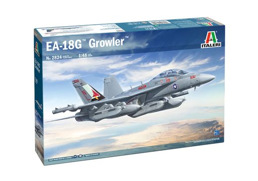 Maquette avion de chasse : EA-18G Growler 1/48 - Italeri 2824 02824