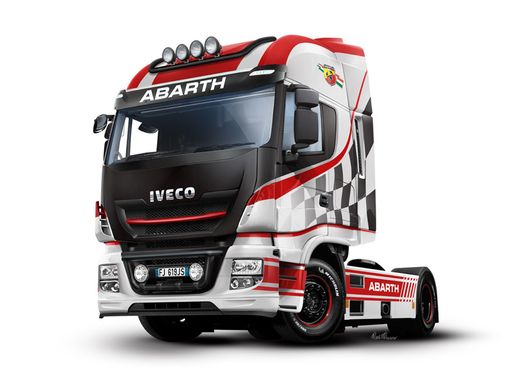 Maquette camion : Iveco E5 Hiway Abarth - 1:24 - Italeri 03934