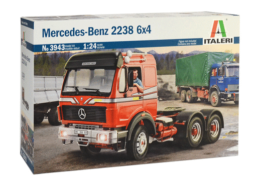 Maquette Camion Mercedes Benz 2238 6x4 - Italeri 3943, 03943