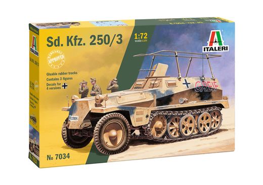 Maquette véhicule blindé : SDKFZ 250/3 1/72 - Italeri 7034 07034
