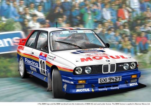 Maquette automobile : BMW M3 Tour de corse 1987 1/24 - Nunu BX24029