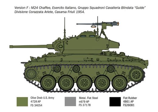 Maquette militaire : M24 Chaffee « Guerre de Corée » - 1/35 - Italeri 6587 06587