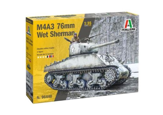 Maquette char militaire : Sherman M4A3 Wet 1/35 - Italeri 96440