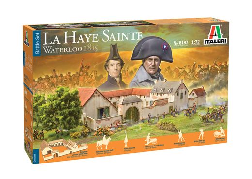 Diorama bataille militaire : Waterloo 1815 La Haye Sainte - 1/72 - Italeri 6197 06197