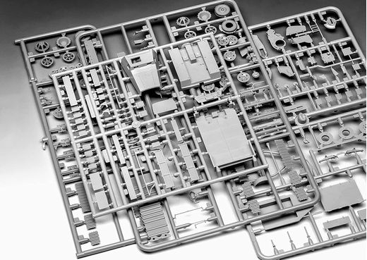 Maquette véhicule militaire : sWS Flak Sfl. avec 3,7cm Flak 1/72 - Revell 03293 3293