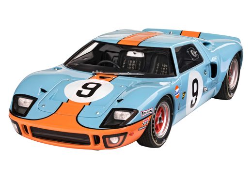 Maquette voiture : Ford Gt 40 Le Mans 1968 - 1:24 - Revell 07696, 7696