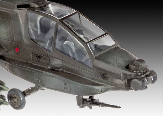 Maquette hélicoptère de transport : AH-64A Apache - 1/100 - Revell 64985