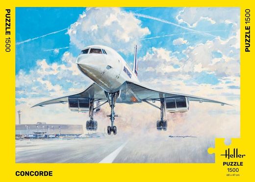 Puzzle 1500 pièces - Concorde Air France - Heller 20469