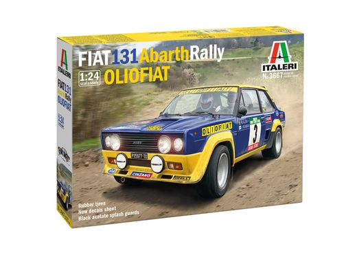 Maquette voiture de course : Fiat-131 OlioFiat 1/24 - Italeri 3667