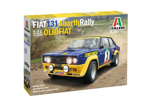 Maquette voiture de course : Fiat-131 OlioFiat 1/24 - Italeri 3667 03667
