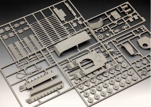Maquette char d'assaut : Model set PzKpfw VI Ausf. H TIGER - 1/72 - Revell 63262