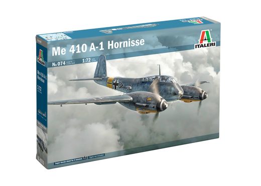 Maquette avion militaire : Messers Me 410 A-1 Hornisse 1/72 - Italeri 074