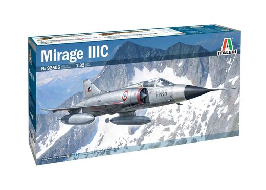 Maquette d'avion de chasse : Mirage IIIC au 1/32 - Italeri 92505